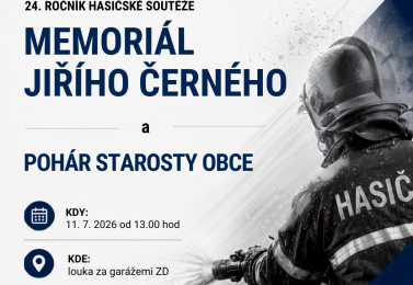Hasičská soutěž v požárním útoku - SDH Mníšek 11.7.2026 od 13hodin, Mníšek
