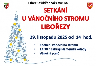 SETKÁNÍ U VÁNOČNÍHO STROMU LIBOŘEZY 29.11.2025 od 14 hod