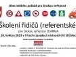 Školení řidičů (referentské) pro širokou veřejnost ZDARMA