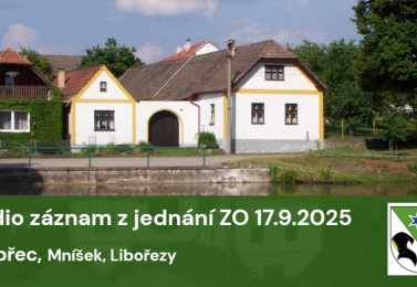 Audio záznam z jednání ZO 17.9.2025