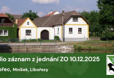 Audio záznam z jednání ZO 10.12.2025