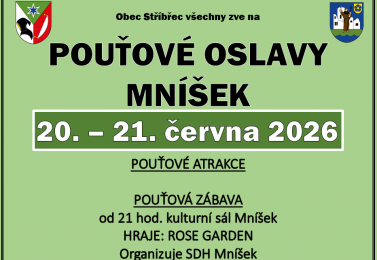Pouťové oslavy ve Mníšku 20. - 21.června 2026
