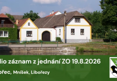 Audio záznam z jednání ZO 19.8.2026
